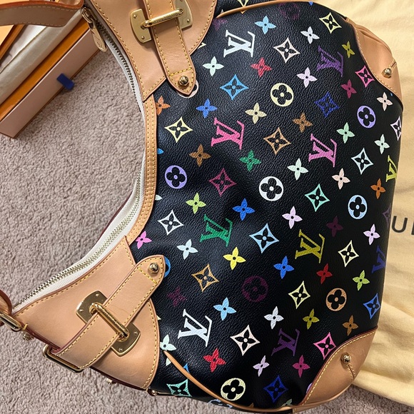 Louis Vuitton X Takashi Murakami Monogram Multicolor Greta Limited Edition bag. - Picture 9 of 12